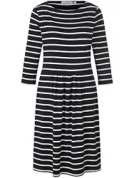 Jersey-Kleid 3/4-Arm Peter Hahn blau