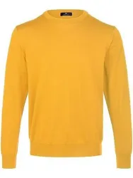 Rundhals-Pullover Peter Hahn gelb