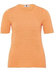 Rundhals-Pullover 1/2-Arm Anna Aura orange