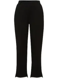 7/8-Hose Margrehte Green Cotton schwarz