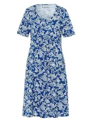 Jersey-Kleid Selma Green Cotton blau