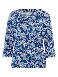 Shirt Maja Green Cotton blau