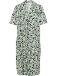 Jersey-Kleid Gerda Green Cotton weiss
