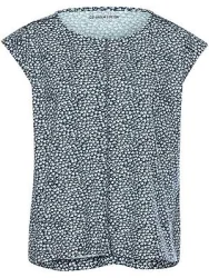 Rundhals-Shirt Anne Sofie Green Cotton blau