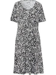 Jersey-Kleid Selma Green Cotton schwarz