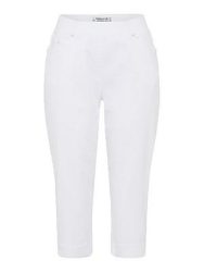 Comfort Plus-Caprihose Modell Carina Capri Raphaela by Brax weiss