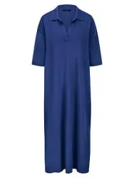 Polo-Strickkleid Emilia Lay blau