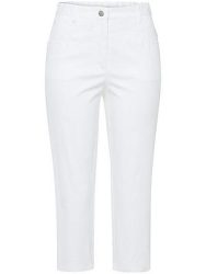 Comfort Fit Caprihose Peter Hahn weiss