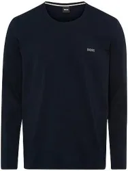 Sweatshirt Rundhals-­Ausschnitt BOSS blau