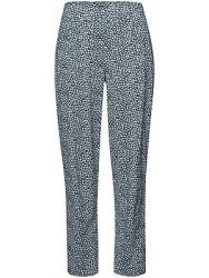 Knöchellange Bundfalten-Hose Karla Green Cotton blau