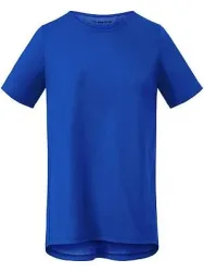Rundhals-Shirt Benedikte Green Cotton blau