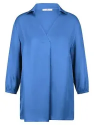 Bluse 3/4 Arm Emilia Lay blau