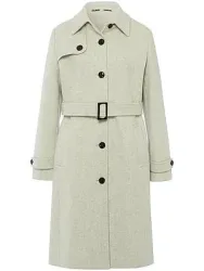 Kurzer Trenchcoat BASLER grau