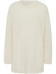 Long-Pullover aus 100% Kaschmir Peter Hahn beige