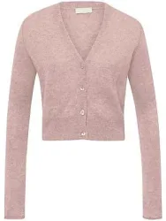 Strickjacke aus 100% Kaschmir Peter Hahn rosé