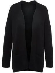 Strickjacke aus 100% Kaschmir include schwarz