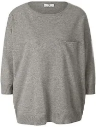 Pullover 3/4-Arm Peter Hahn grau