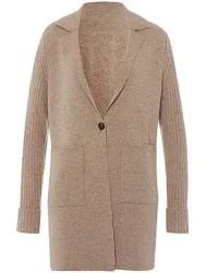 Strickmantel aus 100% Kaschmir Peter Hahn beige
