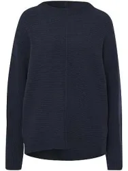 Pullover aus Schurwolle und Kaschmir Peter Hahn blau