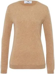 Rundhals-Pullover aus 100% Premium-Kaschmir Peter Hahn braun