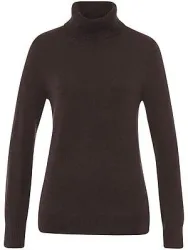 Rollkragen-Pullover aus 100% Premium-Kaschmir Peter Hahn braun