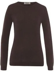 Rundhals-Pullover aus 100% Premium-Kaschmir Peter Hahn braun
