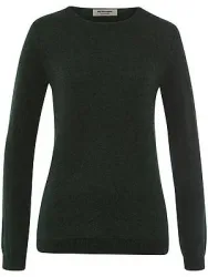 Rundhals-Pullover aus 100% Premium-Kaschmir Peter Hahn grün