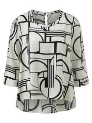 Bluse 3/4-Arm Peter Hahn weiss
