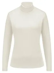 Rollkragen-Shirt Peter Hahn weiss