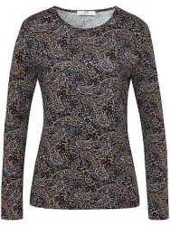 Rundhals-Shirt Peter Hahn schwarz