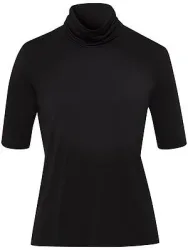 Rollkragen-Shirt Peter Hahn schwarz