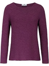 Rundhals-Pullover Peter Hahn lila