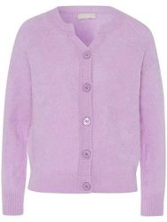 Strickjacke aus 100% Kaschmir Peter Hahn lila