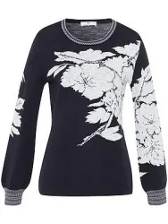Rundhals-Pullover Peter Hahn multicolor