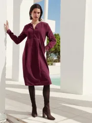 Cord-Kleid Peter Hahn pink