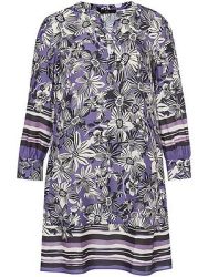 Kleid Rundhals-­Ausschnitt Emilia Lay lila
