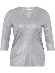 V-Shirt 3/4-Arm Emilia Lay grau