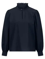 Bluse zum Schlupfen Peter Hahn blau