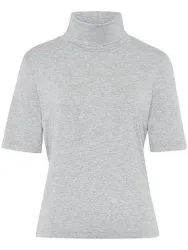 Rollkragen-Shirt Peter Hahn grau