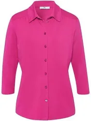 Jersey-Bluse 3/4-Arm Peter Hahn pink