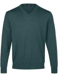 V-Pullover Peter Hahn türkis