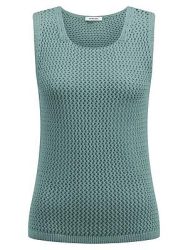 Stricktop Rundhals-Ausschnitt Peter Hahn grün