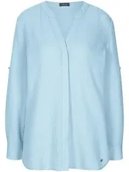 Long-Bluse BASLER blau