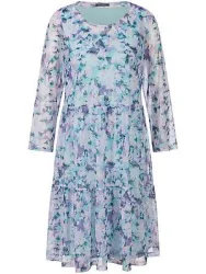 Mesh-Kleid MYBC blau