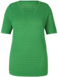 Rundhals-Pullover Anna Aura grün