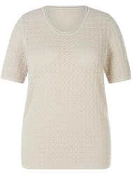 Rundhals-Pullover Anna Aura beige