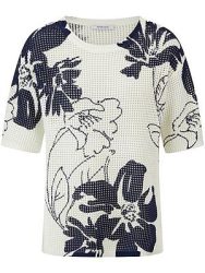 Rundhals-Pullover 1/2-Arm Peter Hahn blau
