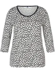 Rundhals-Shirt 3/4-Arm Anna Aura weiss