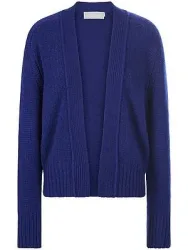 Strickjacke aus 100% Kaschmir include blau