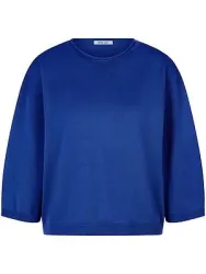 Rundhals-Pullover aus 100% SUPIMA®-Baumwolle Peter Hahn blau